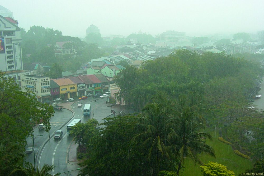 Kuching rainstorm