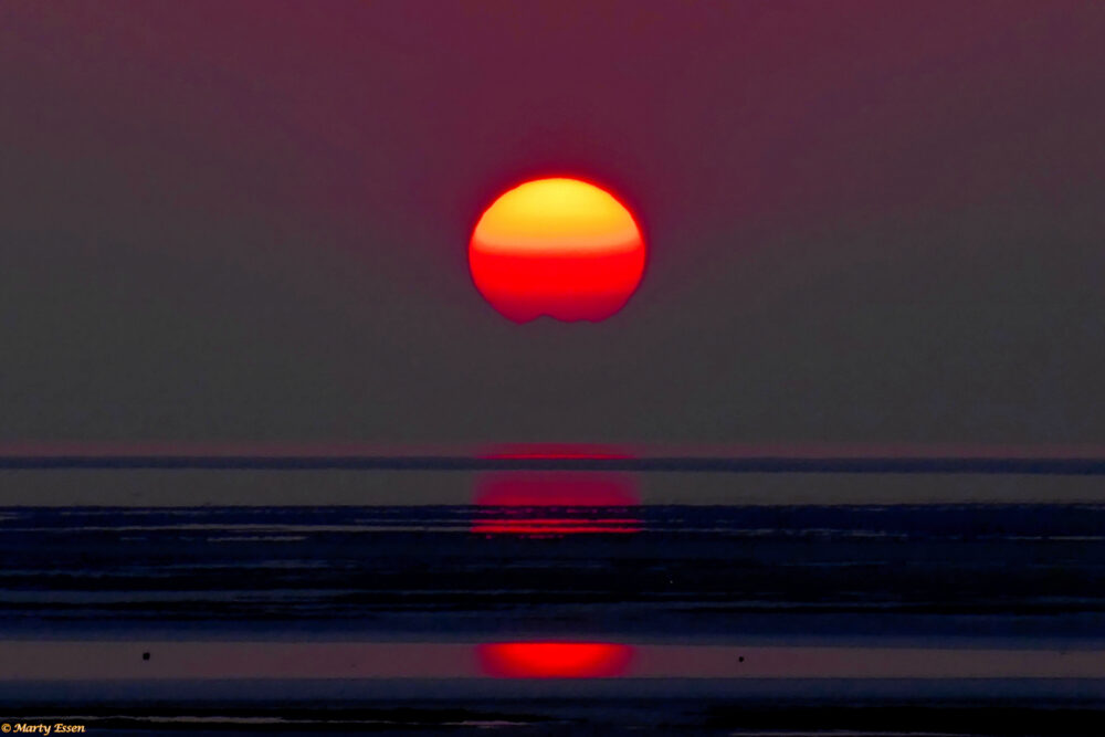 Antelope Island sunset