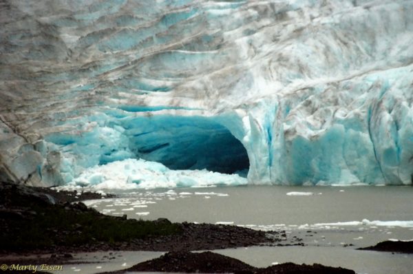 The melty glacier, with text for Republicans