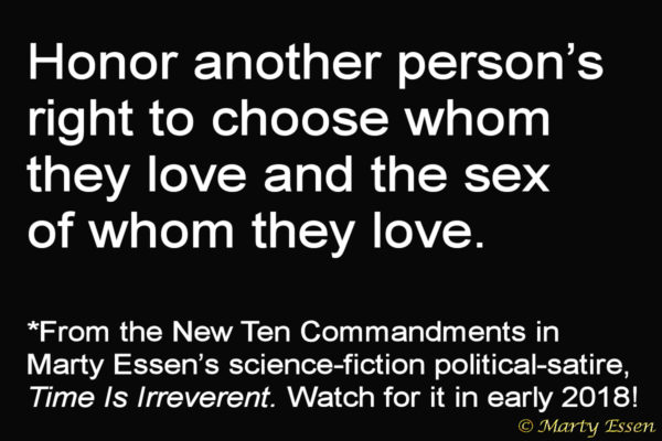 From the Liberal Ten Commandments, #5