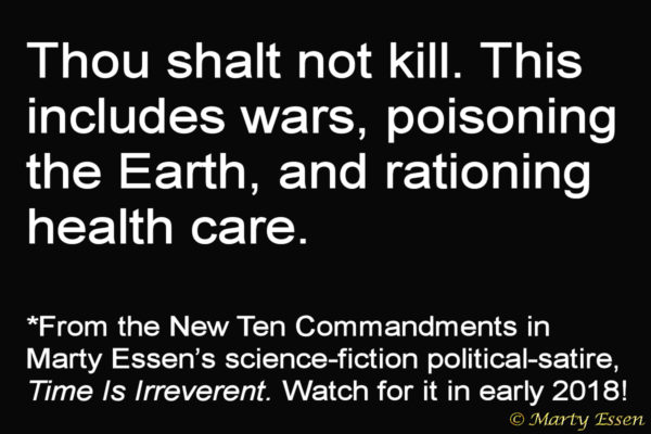 From the Liberal Ten Commandments, #6