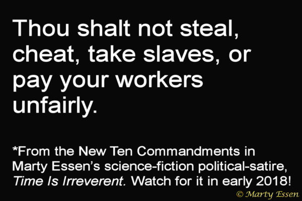 From the Liberal Ten Commandments, #8