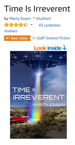 Time Is Irreverent is a #1 Best Seller in LGBT Science Fiction
