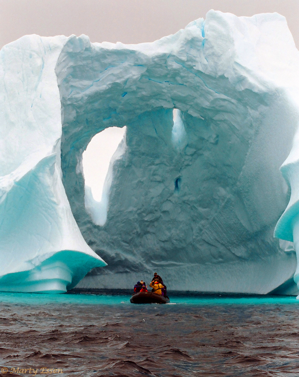 Iceberg that looks like a cartoon character