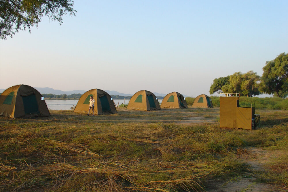 Campsite on the Zambezi